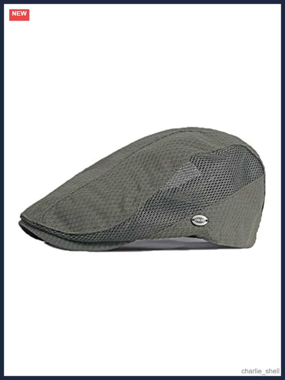 Mesh Flat Cap Newsboy Ivy Cabbie Adjustable Breathable Summer Hat